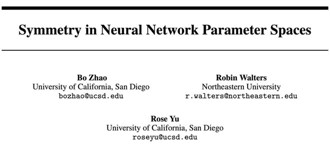 参数空间对称性:深度学习理论的统一几何框架(图1)