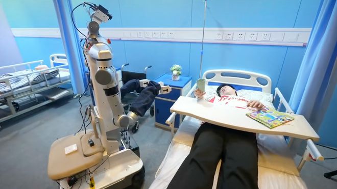 九游体育科技：硅谷还在「卷PPT」中国机器人大军上岗！看呆歪果仁(图17)